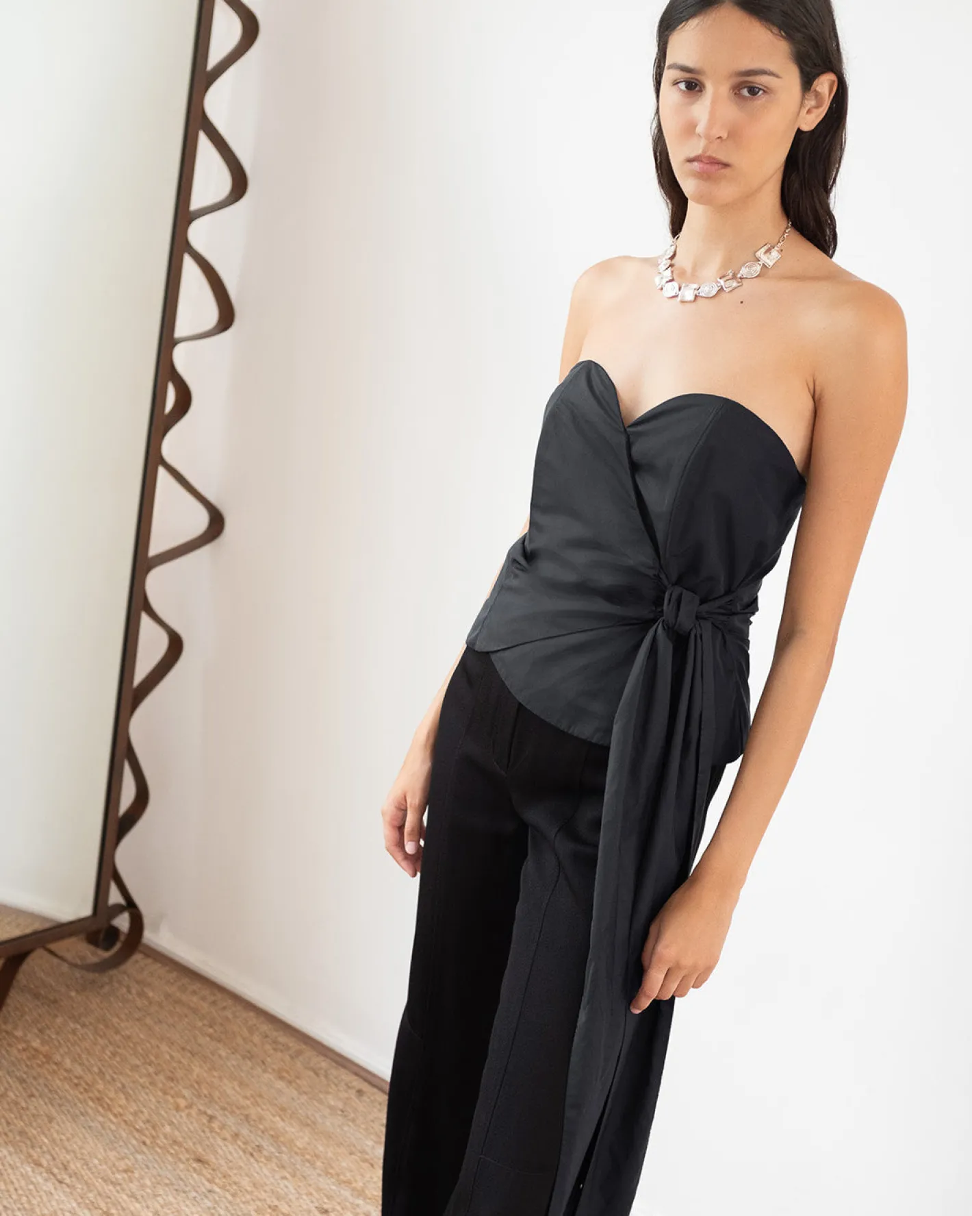 Best Kunika Blouse Taffeta Black Shirts & Blouses | Clothing