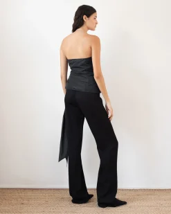 Best Kunika Blouse Taffeta Black Shirts & Blouses | Clothing