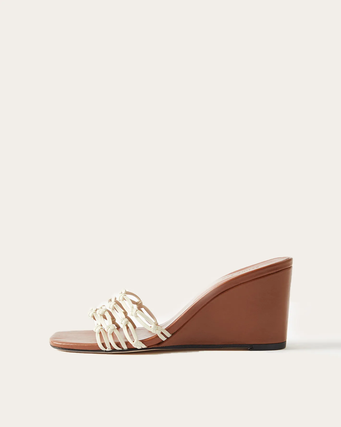 Sale Kyle Wedge leather Tan Heels