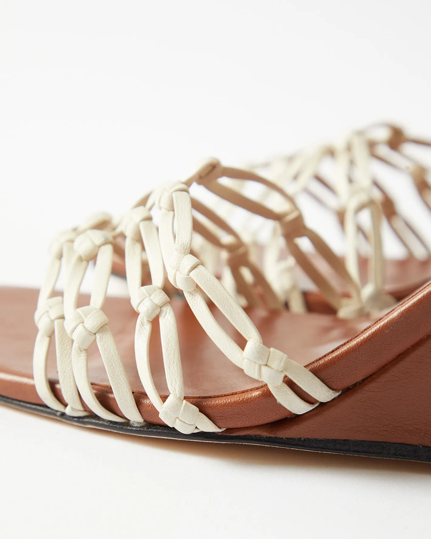 Sale Kyle Wedge leather Tan Heels