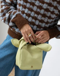 Clearance Lena Bag Leather Apple Evening