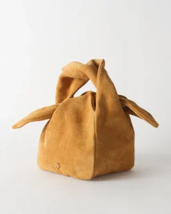 Online Lena Bag Suede Tan Evening