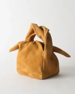 Online Lena Bag Suede Tan Evening