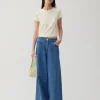 Best Linda Trousers Organic Cotton Denim Blue Trousers | Denim