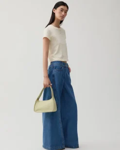 Best Linda Trousers Organic Cotton Denim Blue Trousers | Denim
