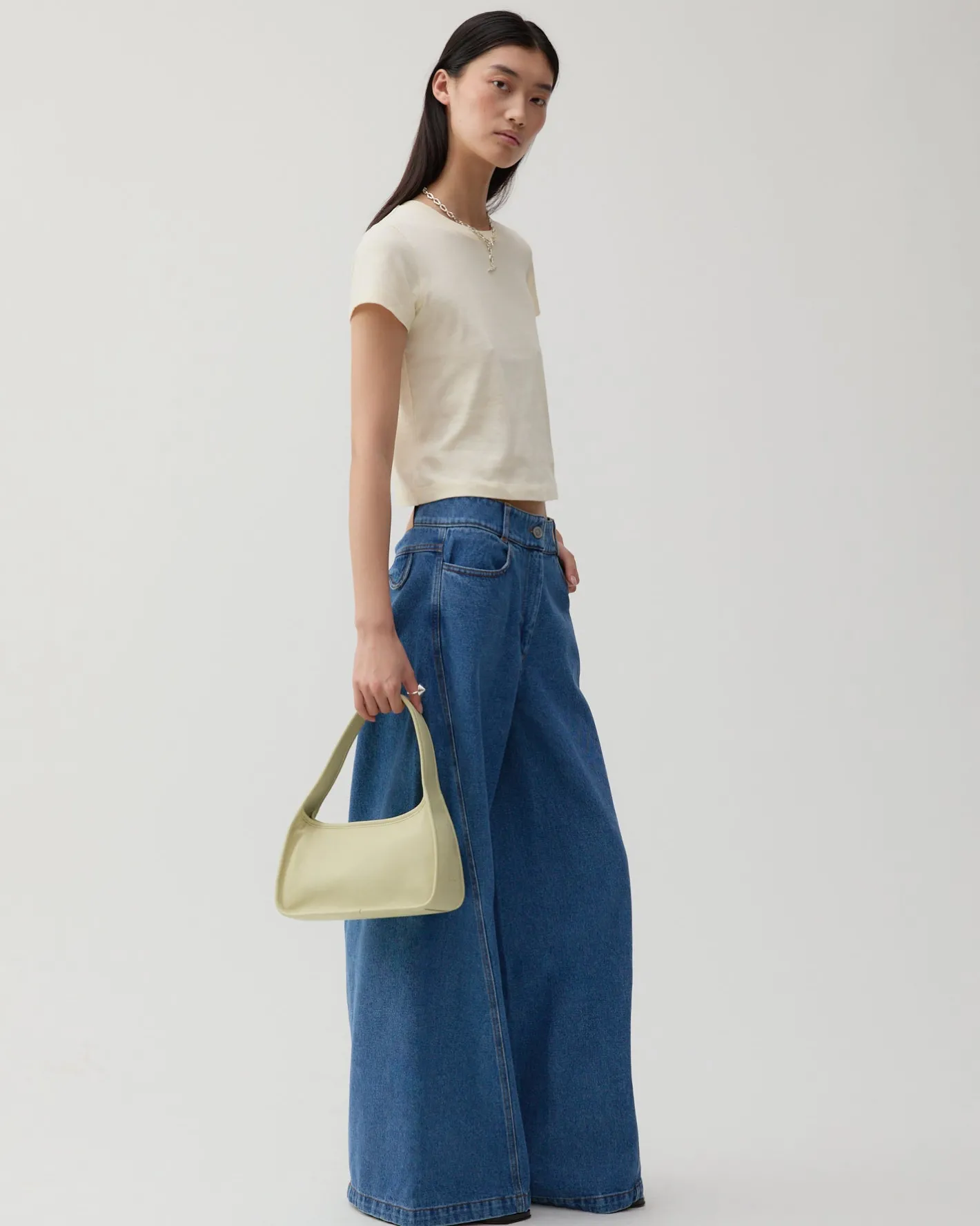 Best Linda Trousers Organic Cotton Denim Blue Trousers | Denim