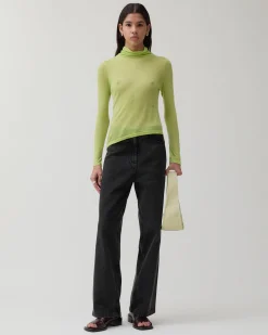 Clearance Logan Top Tencel Acid Green T-Shirts & Tanks | Clothing
