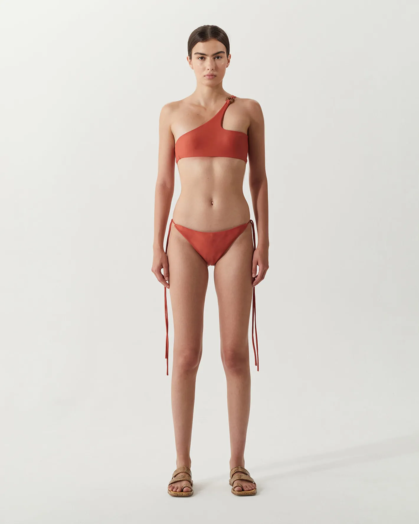Sale Louis Top Recycled Nylon Rust Swimwear