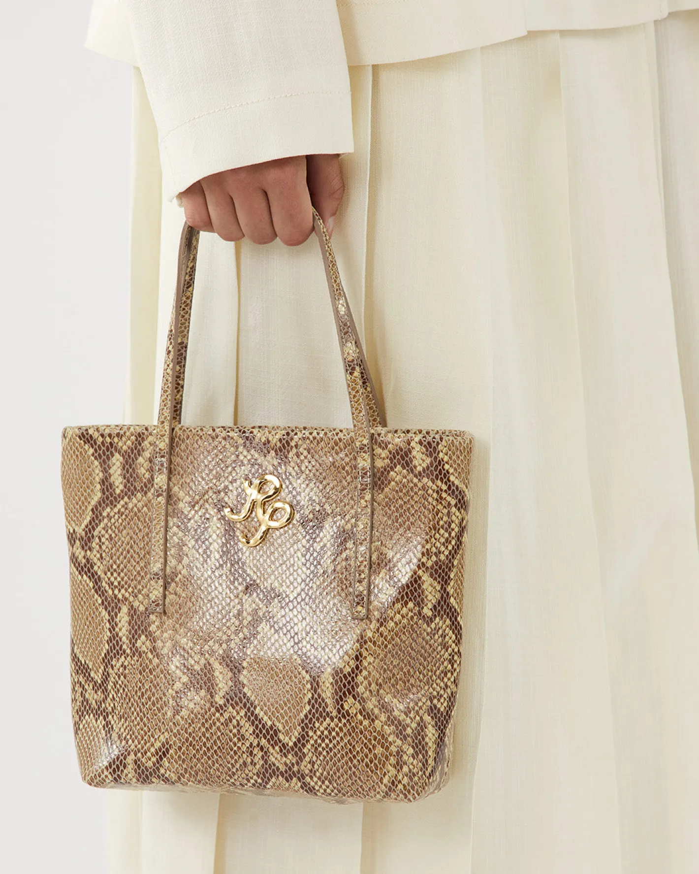 Clearance Lucy Bag Leather Print Snake Everyday