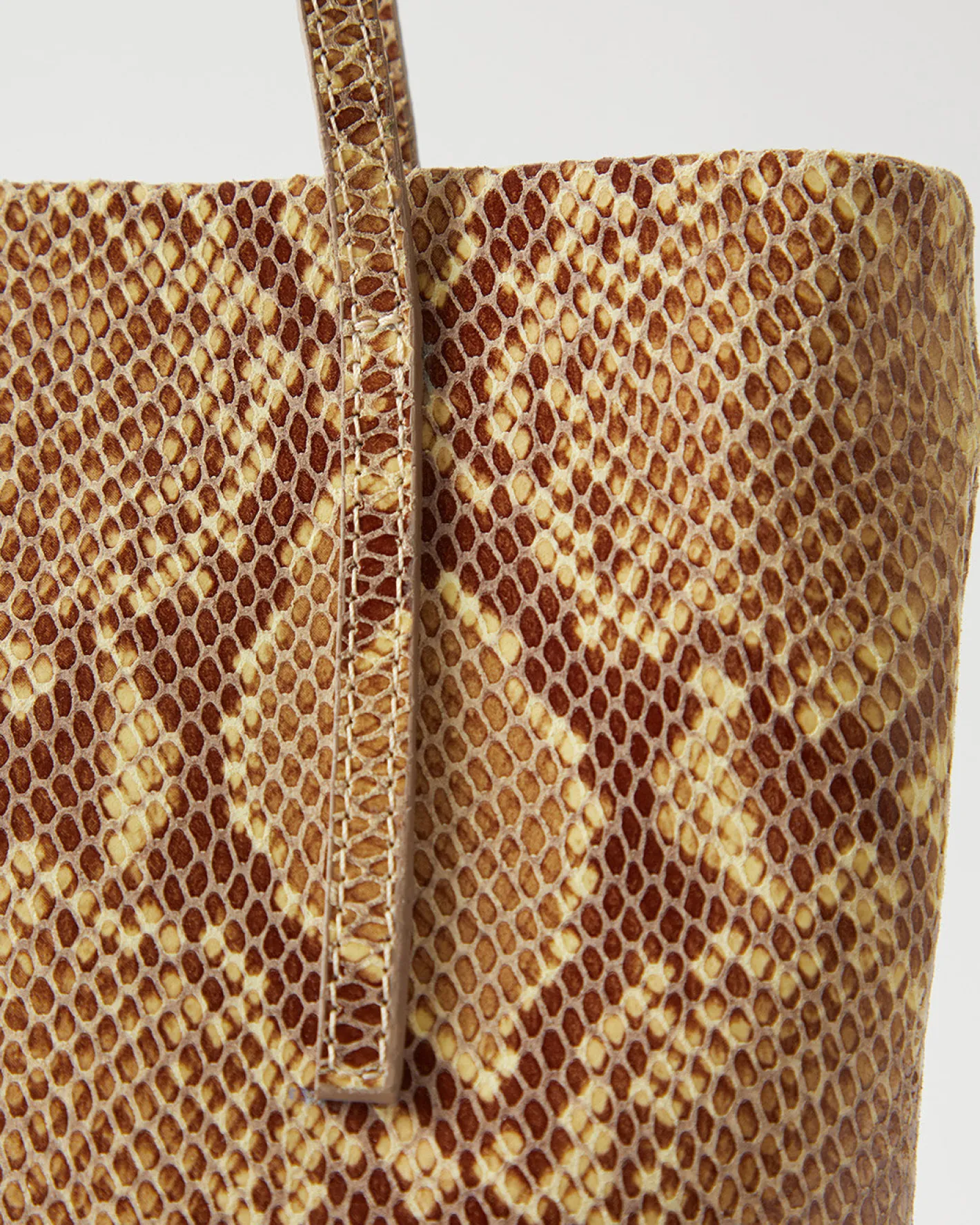 Clearance Lucy Bag Leather Print Snake Everyday