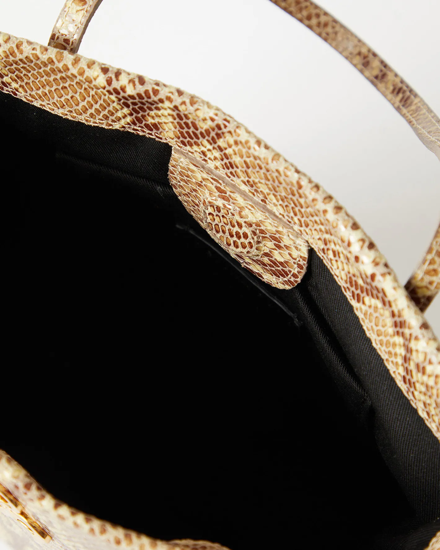 Clearance Lucy Bag Leather Print Snake Everyday