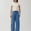Discount Margot Trousers Organic Cotton Denim Indigo Trousers | Denim