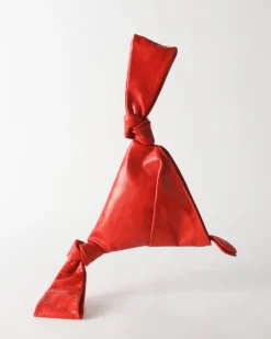 Clearance Martina Bag Leather Rosso Evening