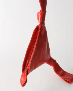 Clearance Martina Bag Leather Rosso Evening