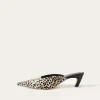 Clearance Mathilde Mule Pony Polkadot Black + White Heels