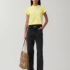 Outlet Maude Trousers Organic Cotton Denim Black Trousers | Denim