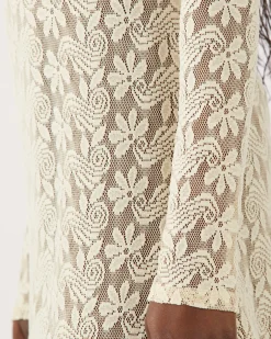 Best Micah Dress Floral Lace Cream Dresses | Clothing