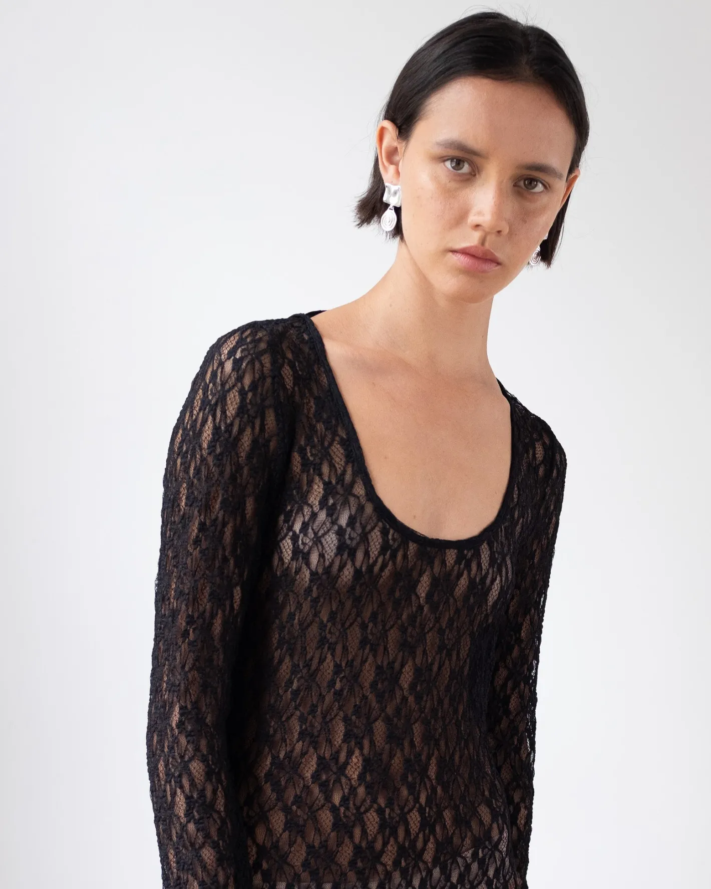Hot Mila Dress Lace Black Dresses | Clothing