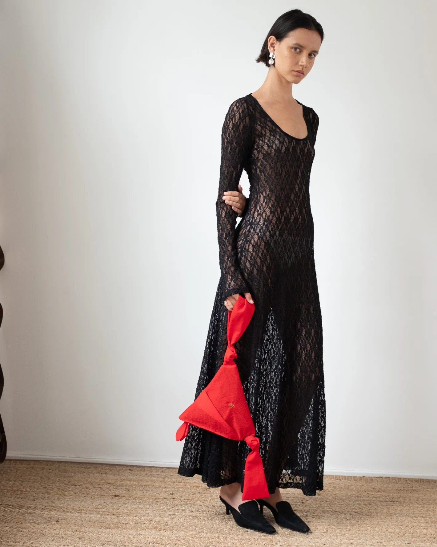 Hot Mila Dress Lace Black Dresses | Clothing