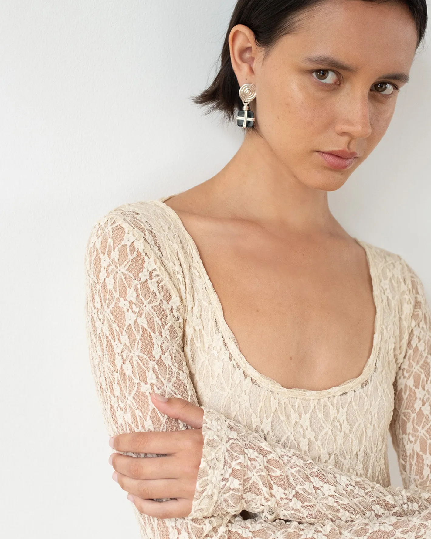 New Mila Dress Lace Cream Dresses | Clothing