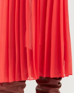 Outlet Miwa Skirt Chiffon Hot Pink Skirts | Clothing