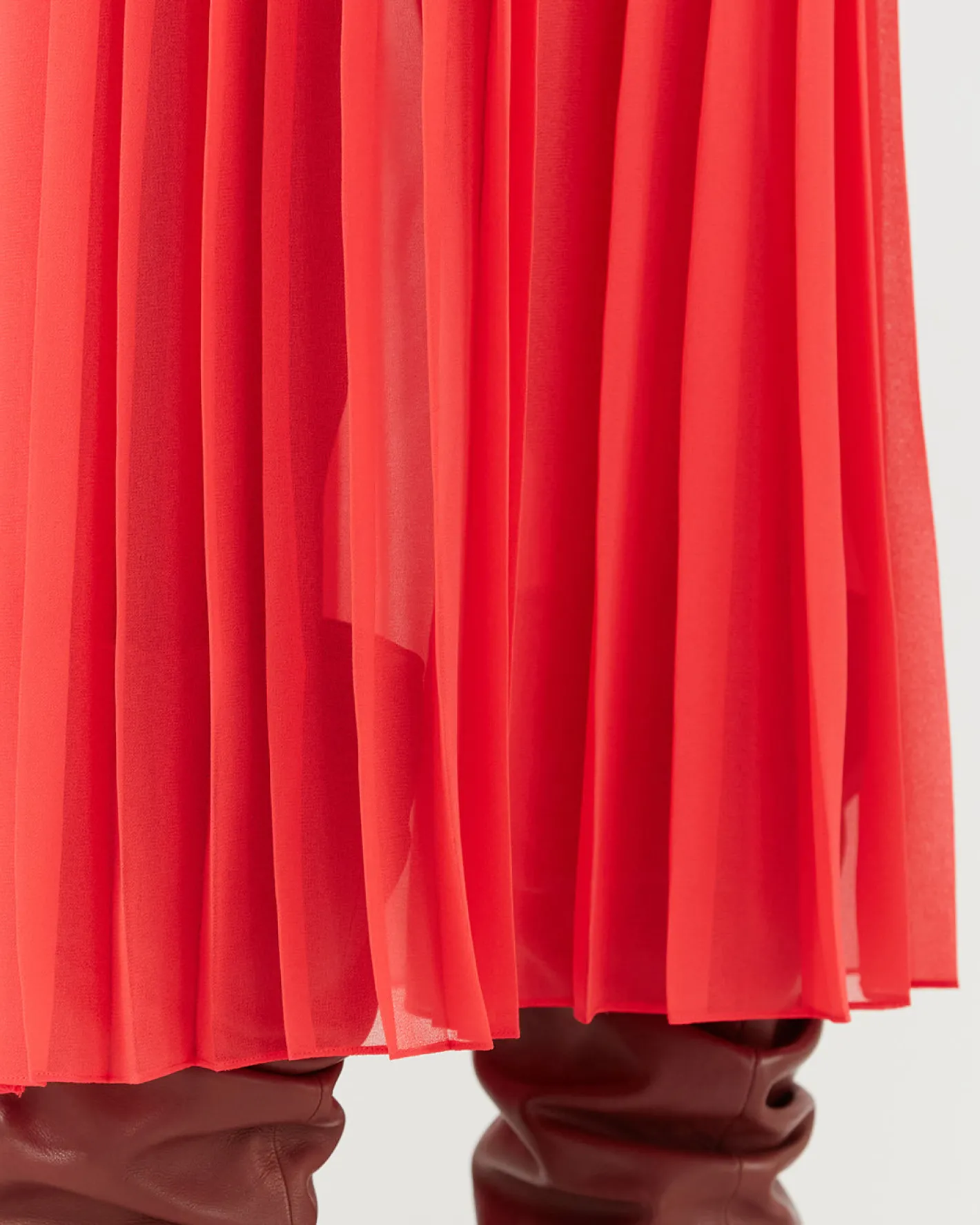 Outlet Miwa Skirt Chiffon Hot Pink Skirts | Clothing