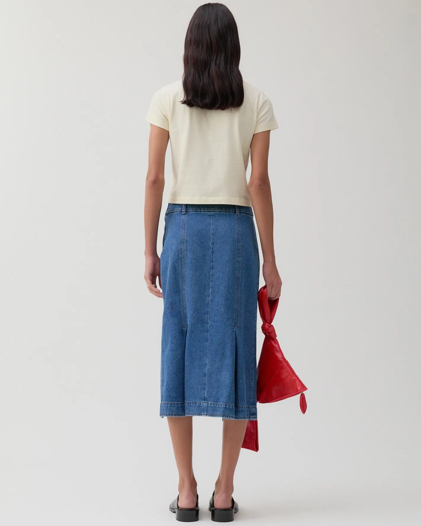 Online Monroe Skirt Organic Cotton Denim Blue Skirts | Denim