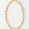 Online Munch x Grand Molten Chain Necklace Gold Plated Necklaces