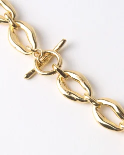 Online Munch x Grand Molten Chain Necklace Gold Plated Necklaces