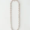 Outlet Munch x Molten Chain Necklace Silver Plated Necklaces