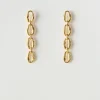 Clearance Munch x Molten Chain Earrings Gold Plated Earrings
