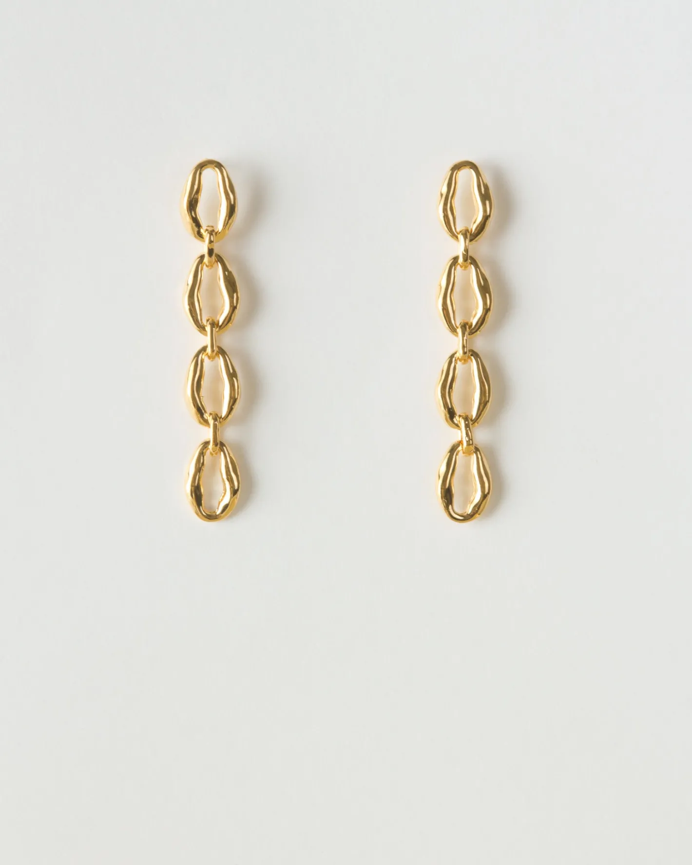 Clearance Munch x Molten Chain Earrings Gold Plated Earrings