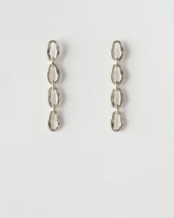 Best Munch x Molten Chain Earrings Silver Plated Earrings