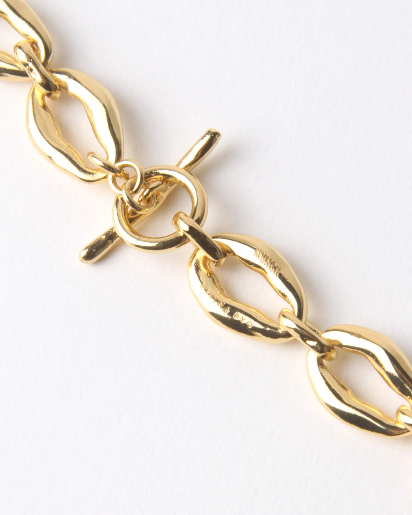 Discount Munch x Molten Chain Bracelet Gold Plated Bracelets