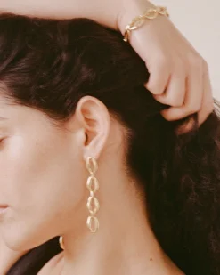 Clearance Munch x Molten Chain Earrings Gold Plated Earrings
