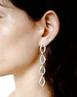 Best Munch x Molten Chain Earrings Silver Plated Earrings