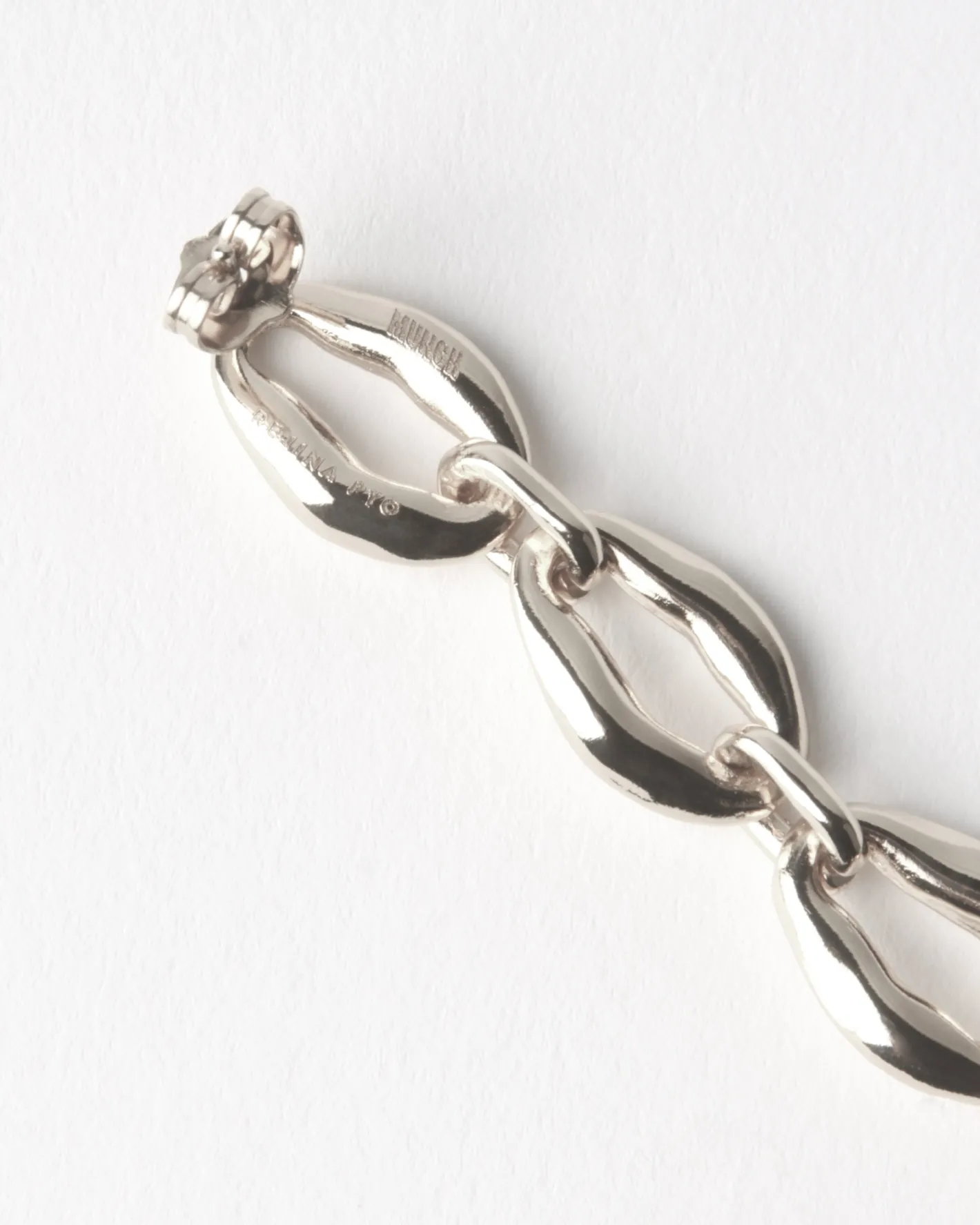 Best Munch x Molten Chain Earrings Silver Plated Earrings
