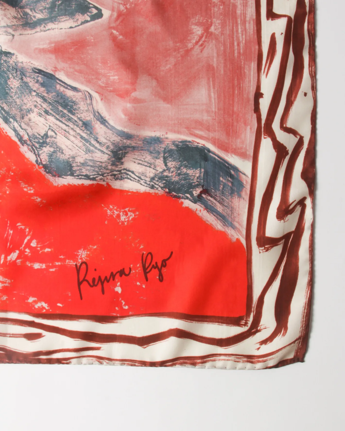 Best Munch x Silk Scarf Print Red Hats | Scarves