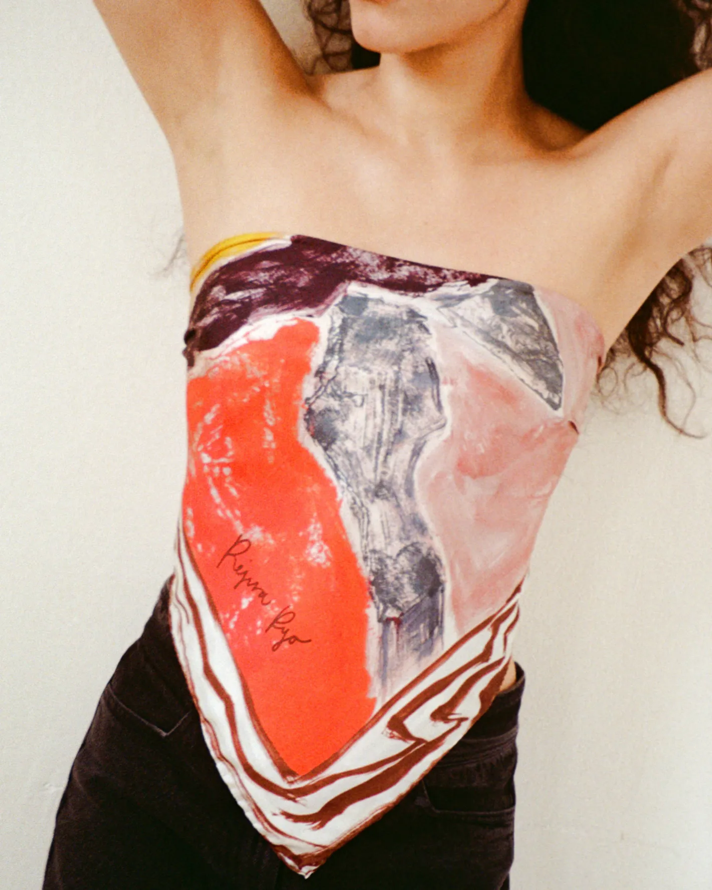 Best Munch x Silk Scarf Print Red Hats | Scarves