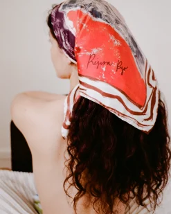 Best Munch x Silk Scarf Print Red Hats | Scarves