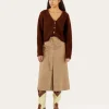 Clearance Nala Cardigan Alpaca Blend Brown Knitwear | Clothing