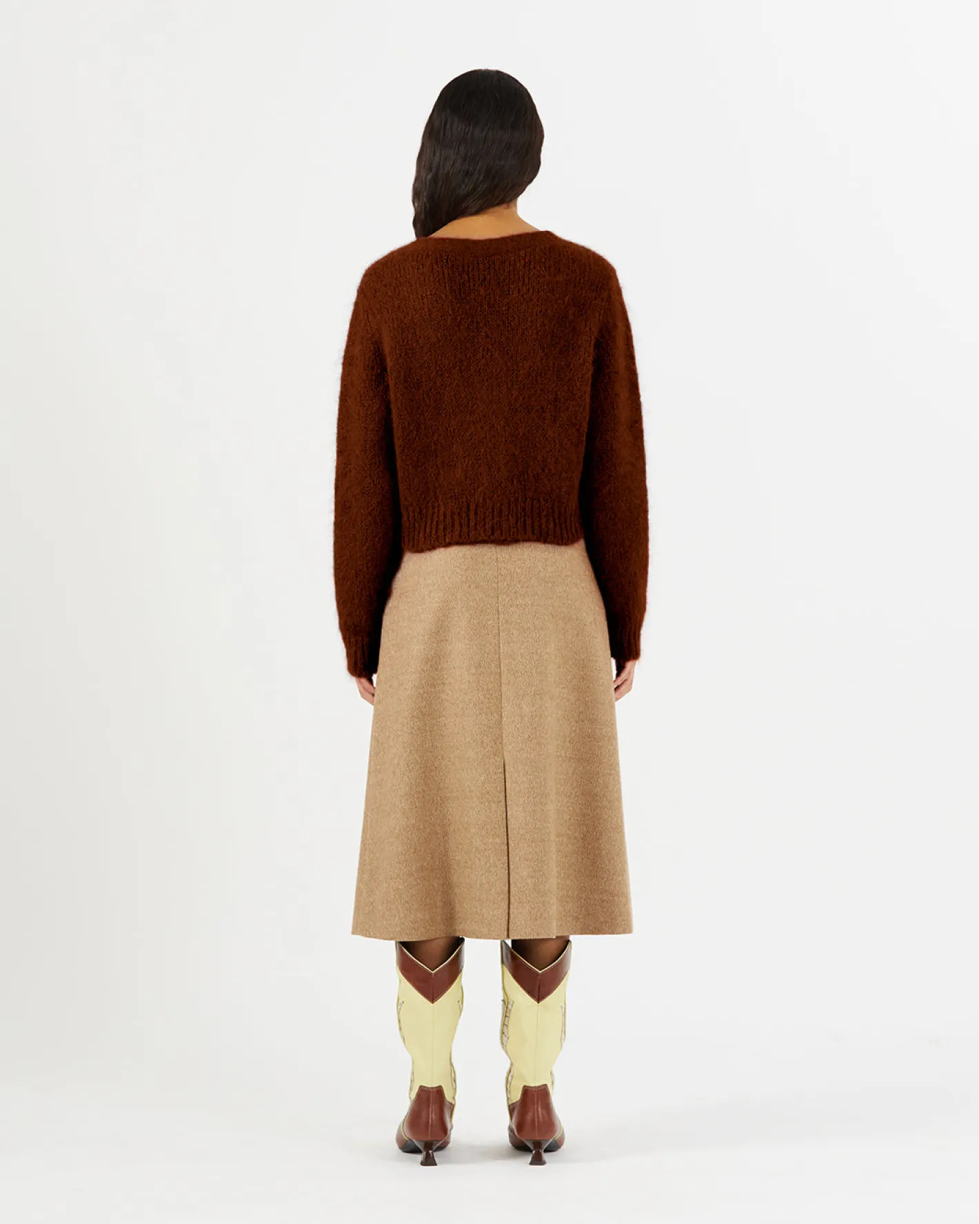 Clearance Nala Cardigan Alpaca Blend Brown Knitwear | Clothing