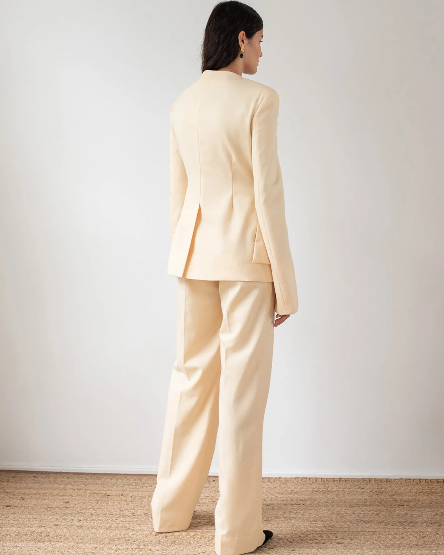 Best Noemie Blazer Wool Blend Suiting Butter Tailoring | Jackets