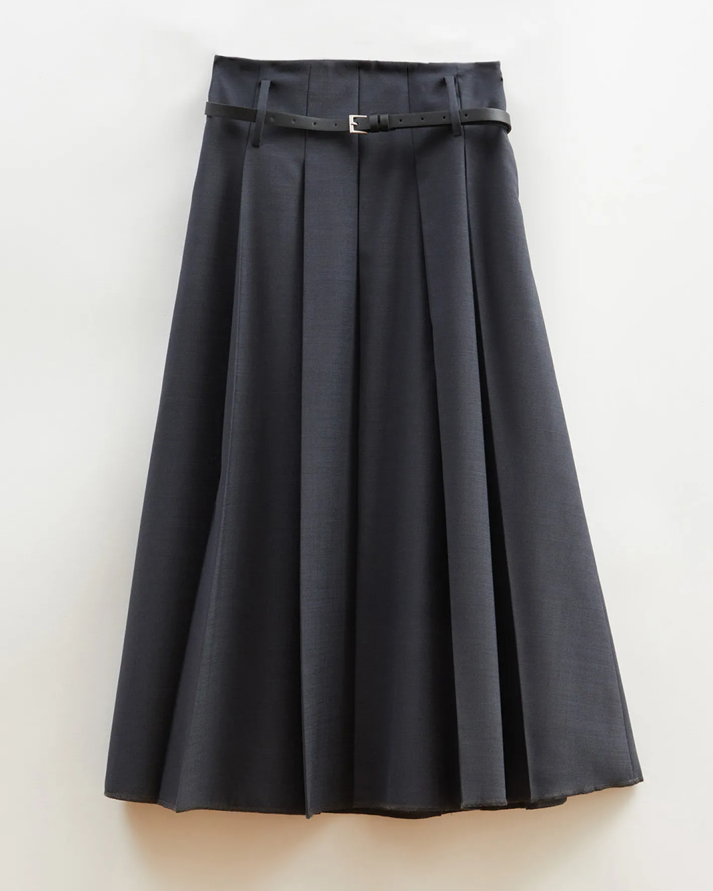 Sale Odette Skirt Wool Blend Suiting Slate Skirts | Tailoring