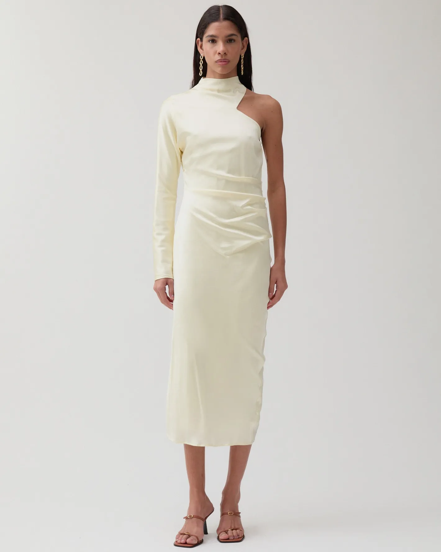 Best Ola Dress Silk Satin Butter Dresses | Clothing