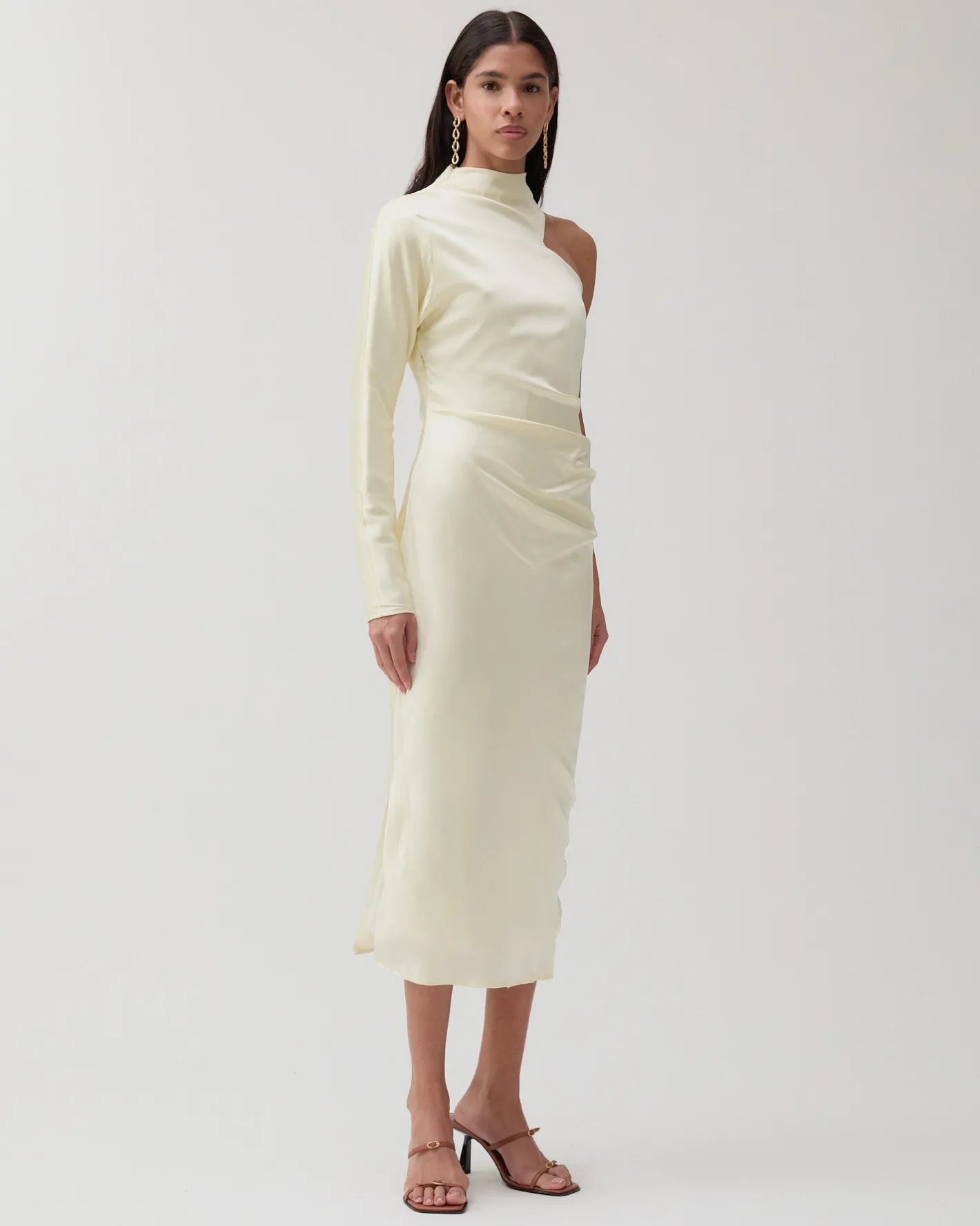 Best Ola Dress Silk Satin Butter Dresses | Clothing