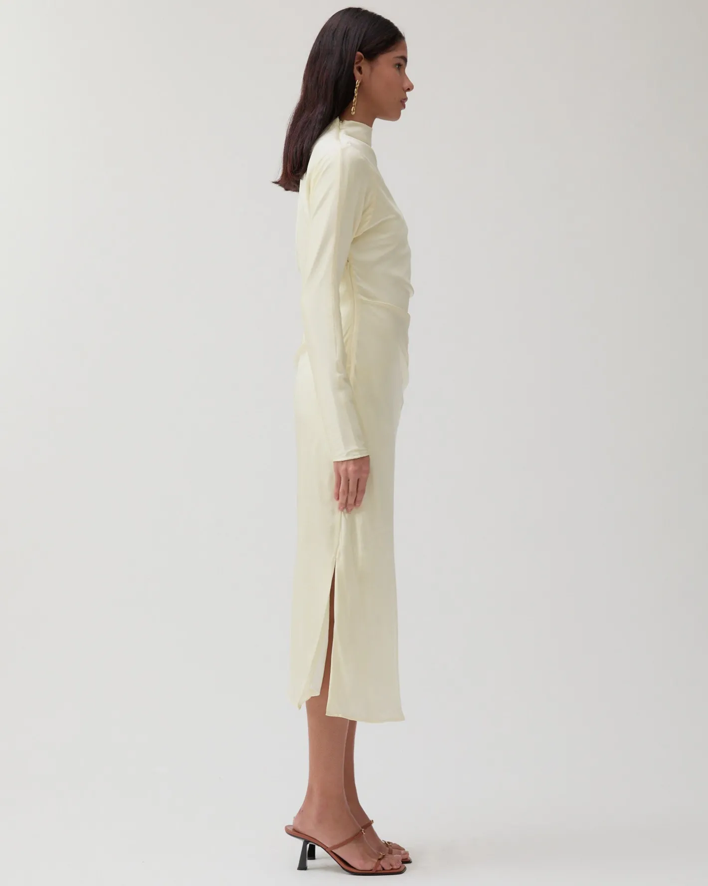 Best Ola Dress Silk Satin Butter Dresses | Clothing