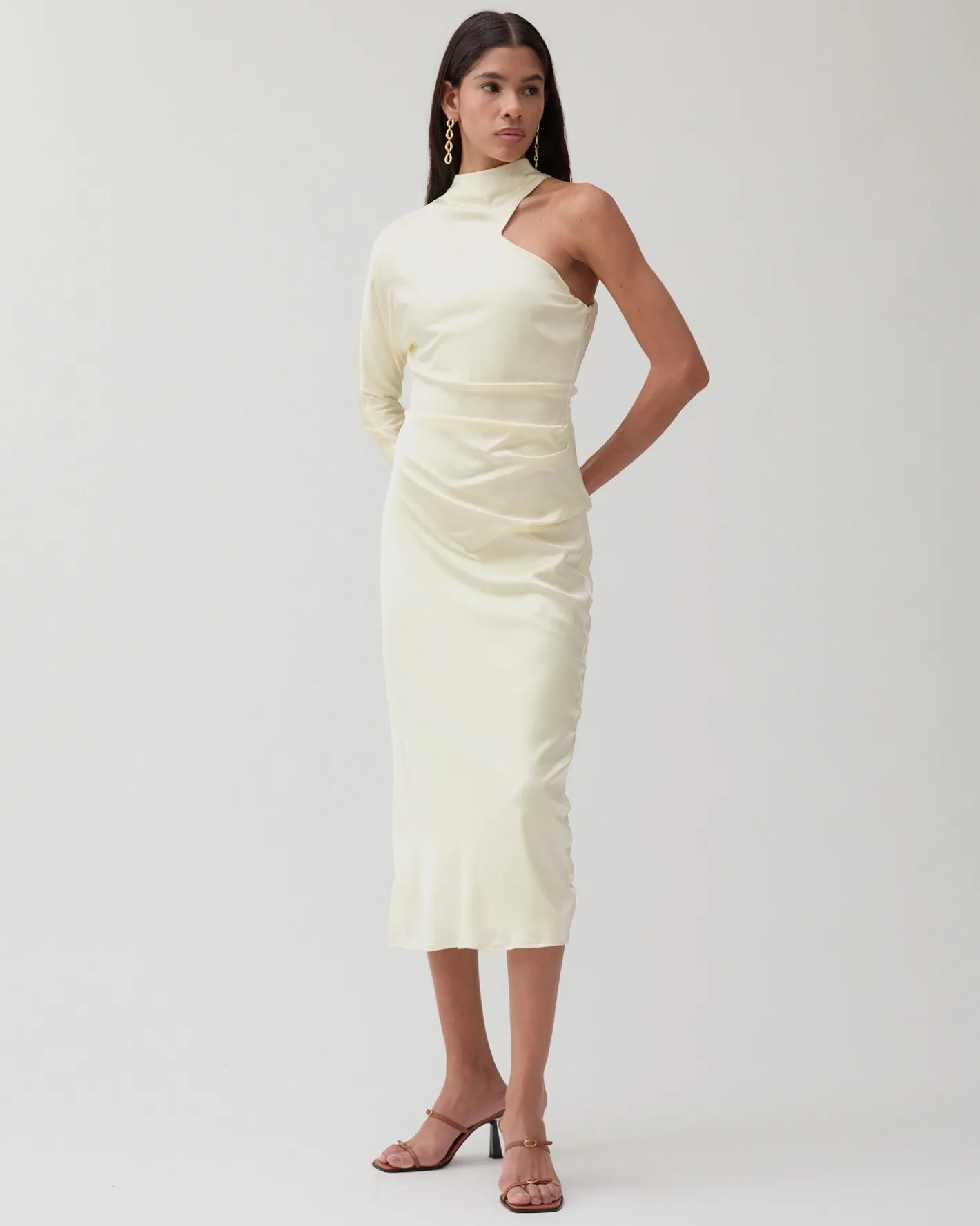 Best Ola Dress Silk Satin Butter Dresses | Clothing