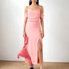 New Pauline Dress Crepe Viscose Pink Dresses | Clothing