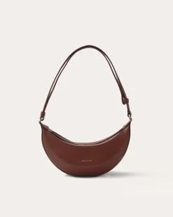 Outlet Petite Banana Bag Leather Nappa Tan Everyday
